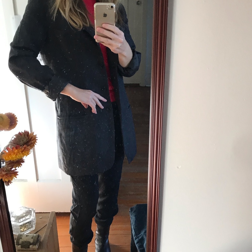 Saba Grey Wool Blazer - Picture 11 of 14